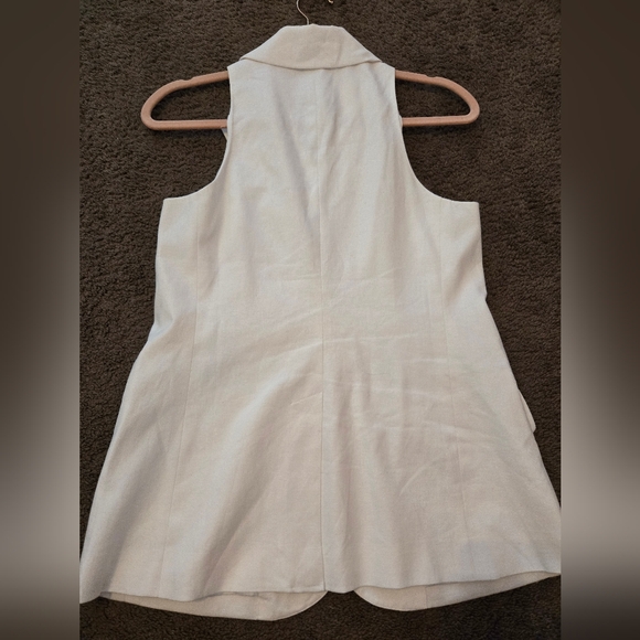 Banana Republic Ivory Blazer Vest - Picture 2 of 3
